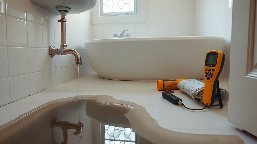 Insurer-ready escape of water trace and access report in Abbey Wood